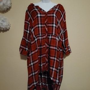 Super Cute 3X Flannel like Top from Avenue